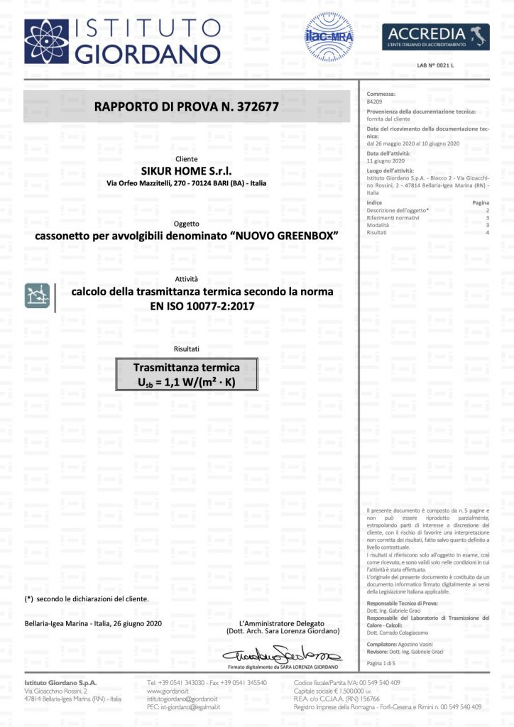 Certificazioni