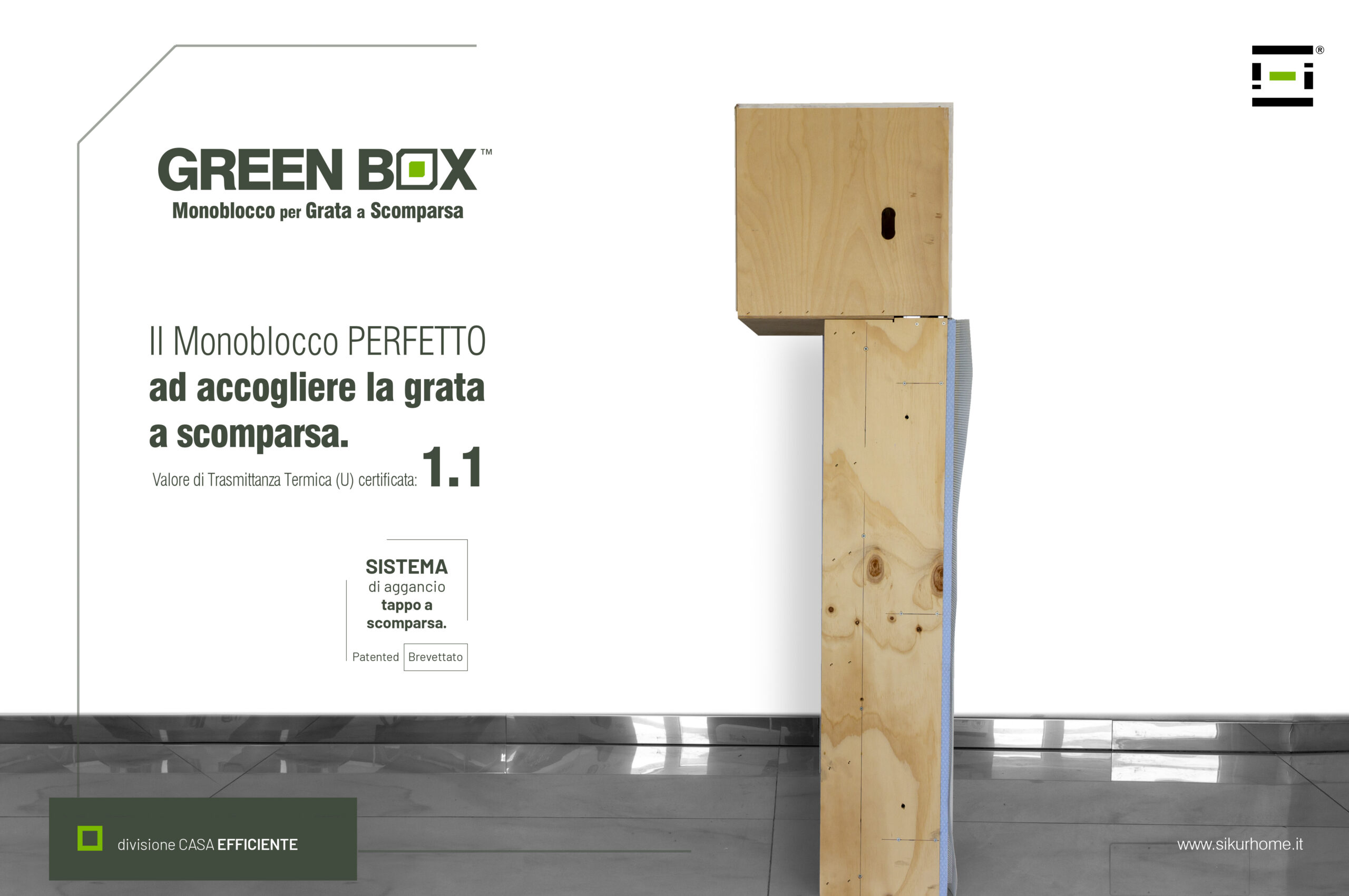 Monoblocco Isolante termo-acustico GreenBox™